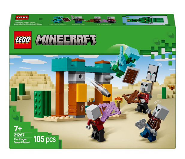 LEGO Minecraft 21267 Pustynny patrol złosadników - 1283660 - zdjęcie